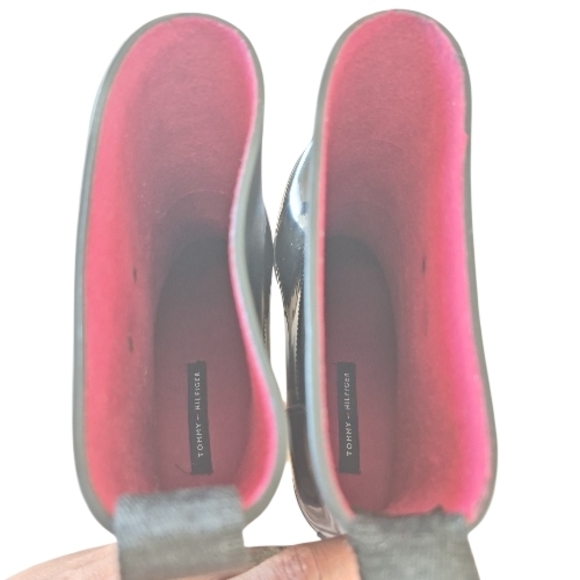 Tommy Hilfiger Kippa Pull On Rain Boots Sz Womens 10 - Picture 9 of 10